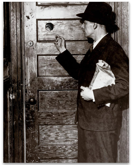 A Friend Sent Me: 11x14 Unframed Poster-Vintage 1920s Retro Photos for Speakeasy & Bootleggers- Prohibition Era Bar Black & White Photography, Antique Historical Prints, Modern Lounge & Home Bar Décor