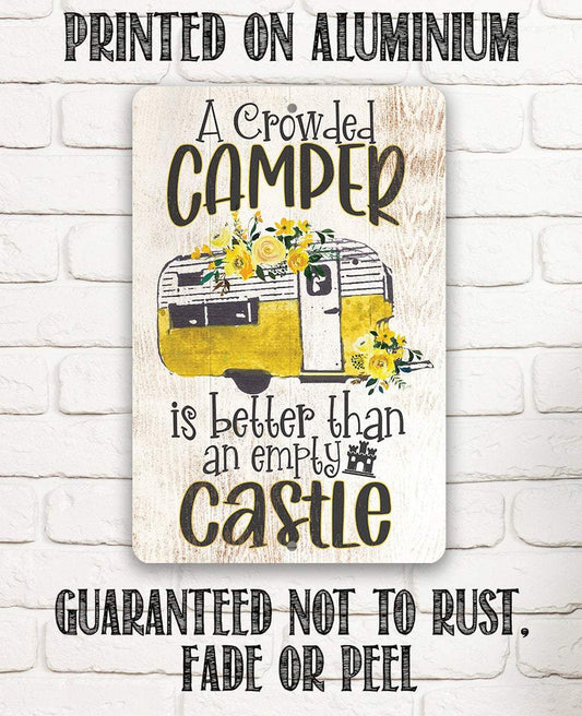 A Crowded Camper - Metal Sign | Lone Star Art.