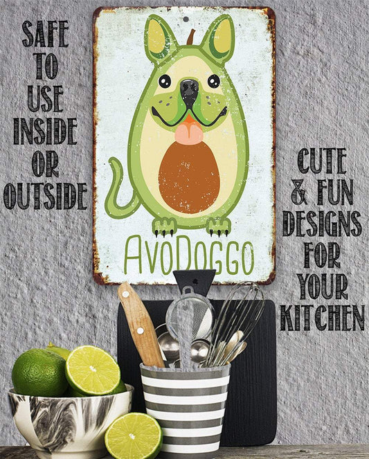 Avodoggo Cute - Metal Sign | Lone Star Art.