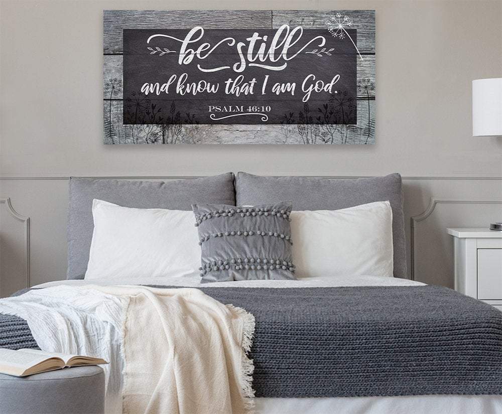 Be Still And Know - Canvas | Lone Star Art.