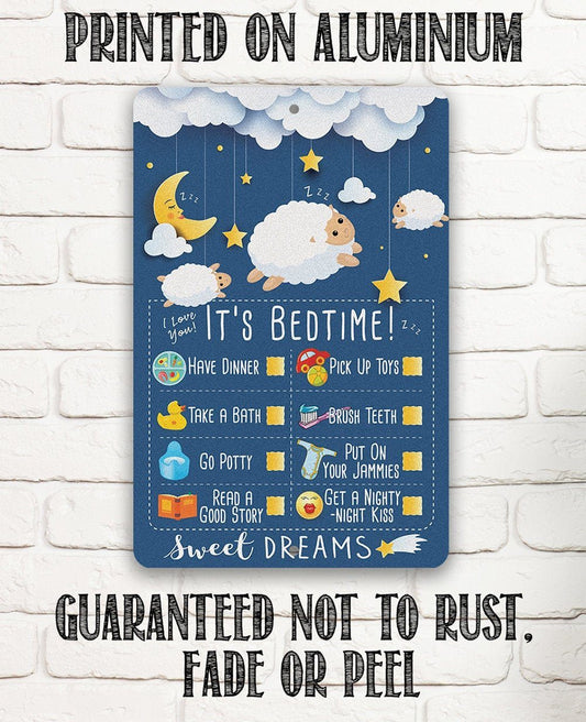 Child Bedtime - Metal Sign | Lone Star Art.