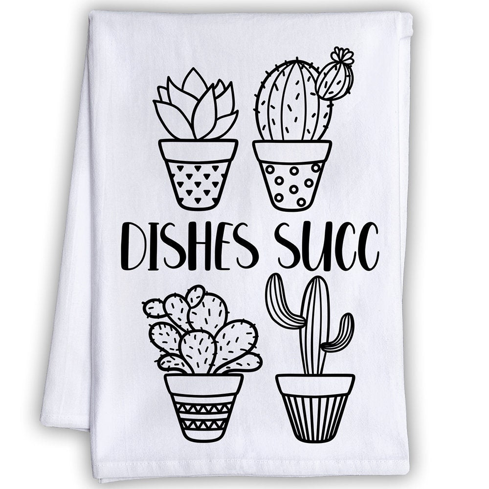 Dishes Succ - Tea Towel Tea Towel Lone Star Art