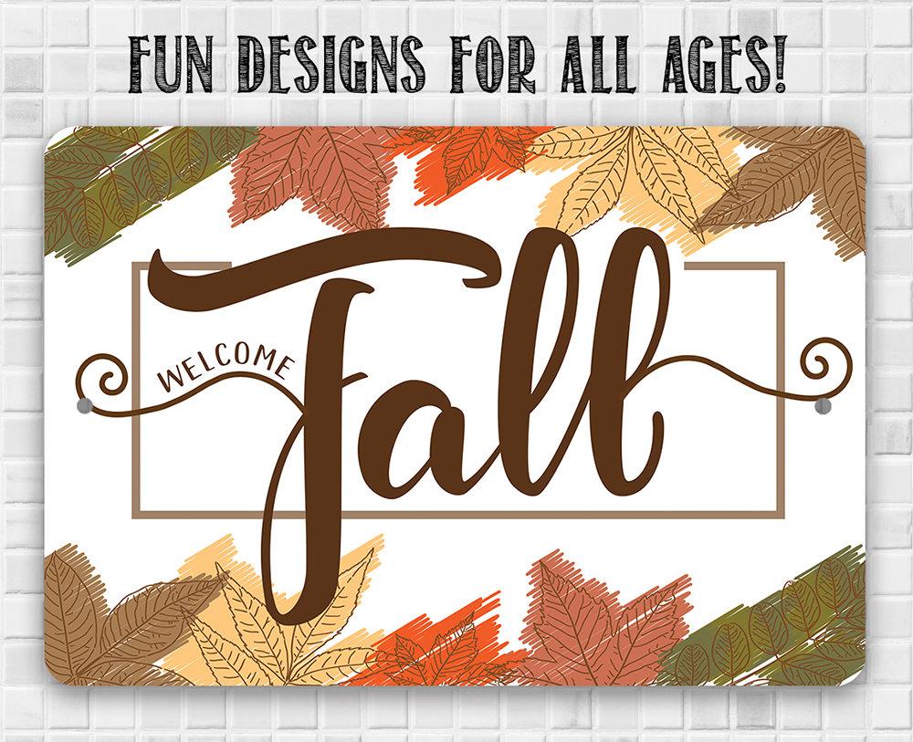 Fall - Metal Sign | Lone Star Art.