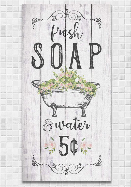 Fresh Soap & Water - Canvas | Lone Star Art.