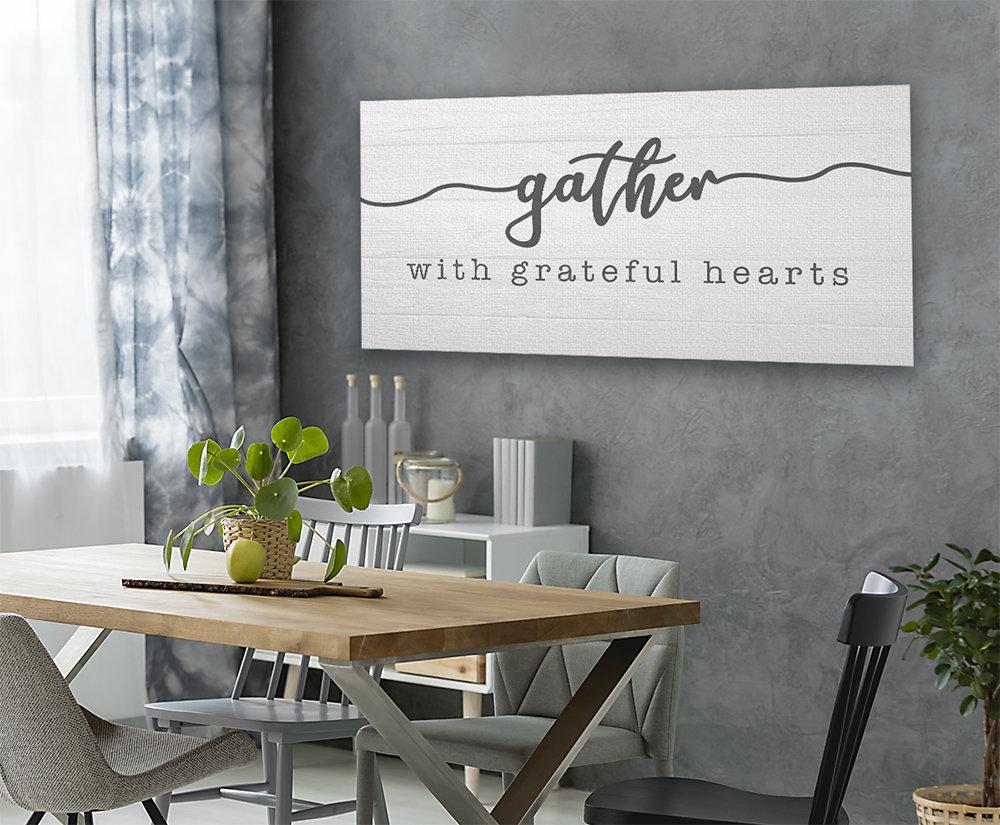 Gather With Grateful Hearts - Canvas | Lone Star Art.