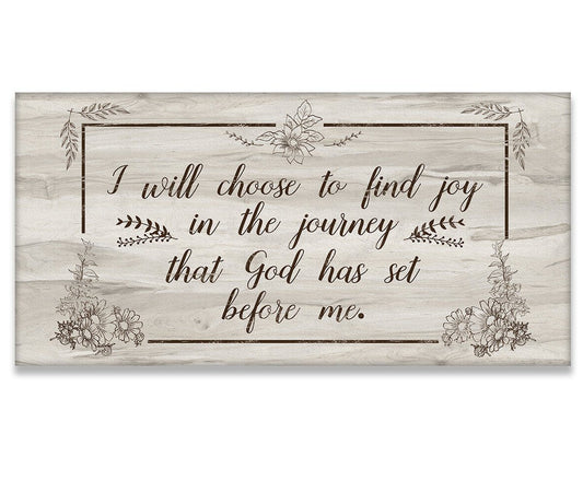 I Will Choose To Find Joy - Canvas | Lone Star Art.