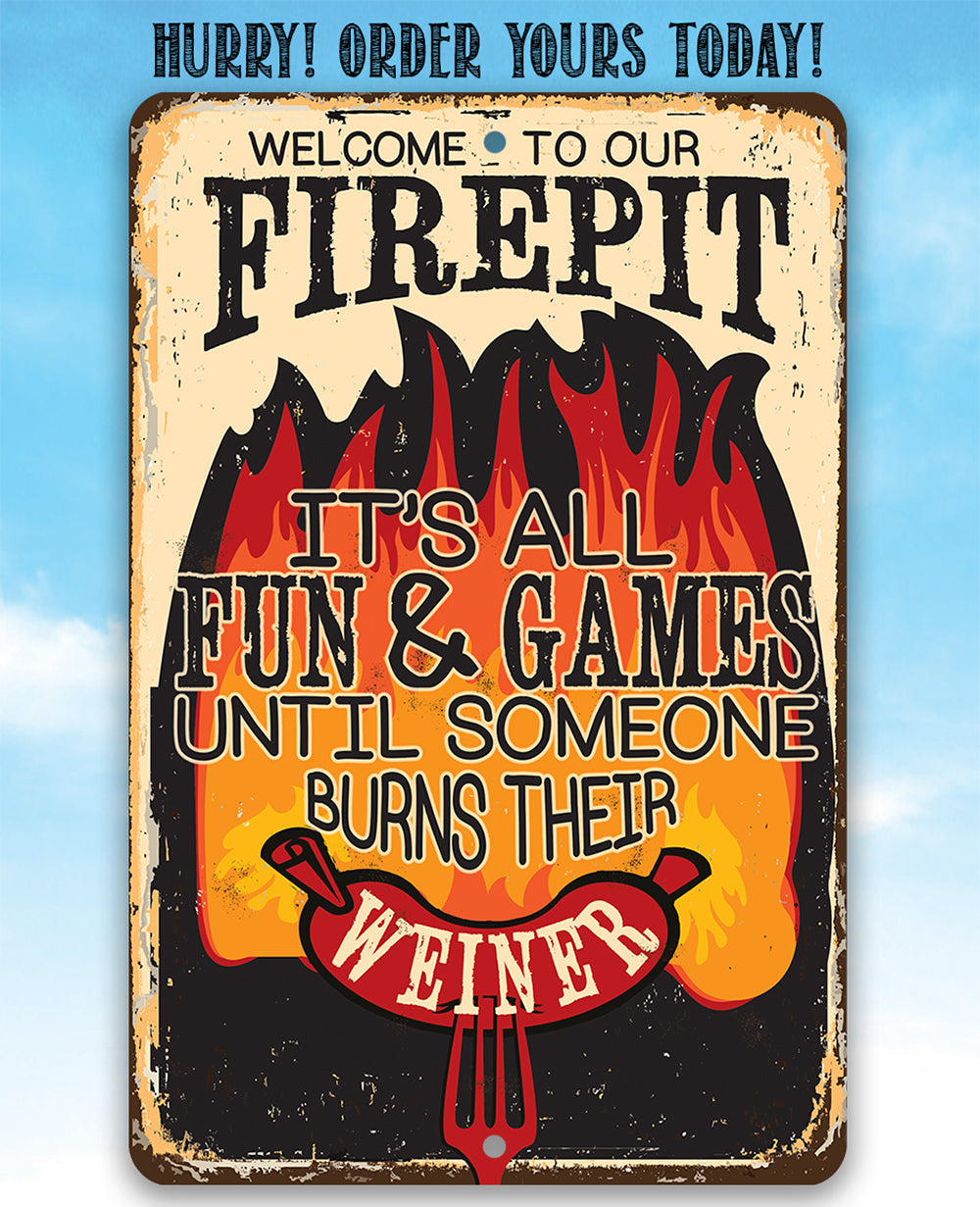 It's All Fun and Games - Metal Sign Metal Sign Lone Star Art 