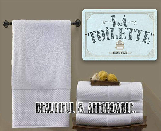 La Toilette - Metal Sign | Lone Star Art.