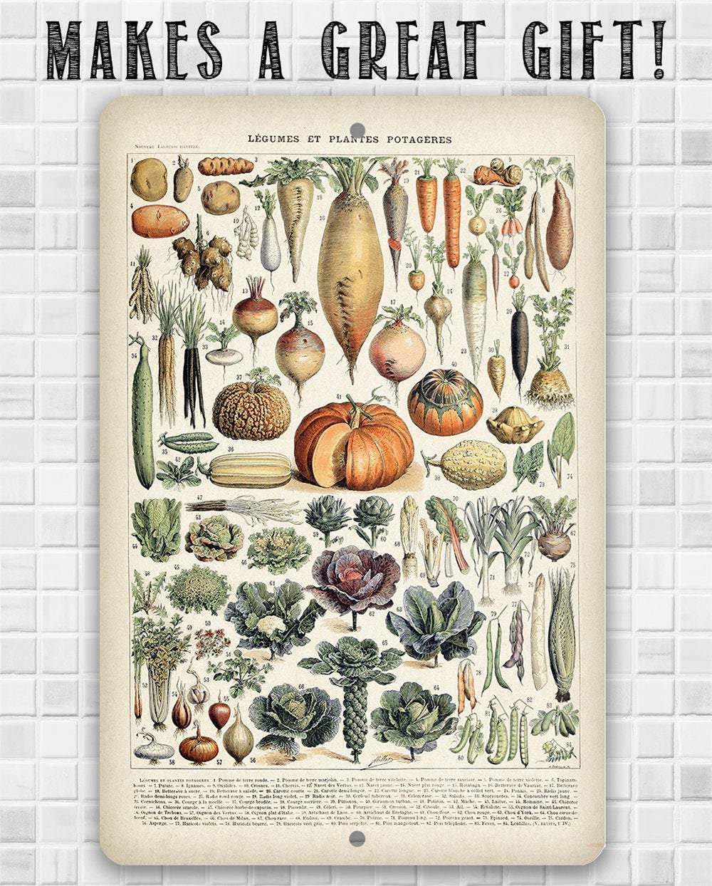 Legumes - Metal Sign | Lone Star Art.