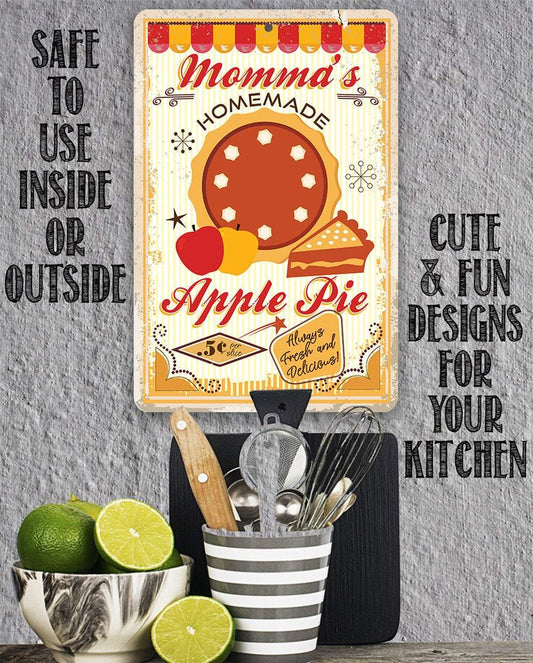 Momma's Apple Pie - Metal Sign | Lone Star Art.