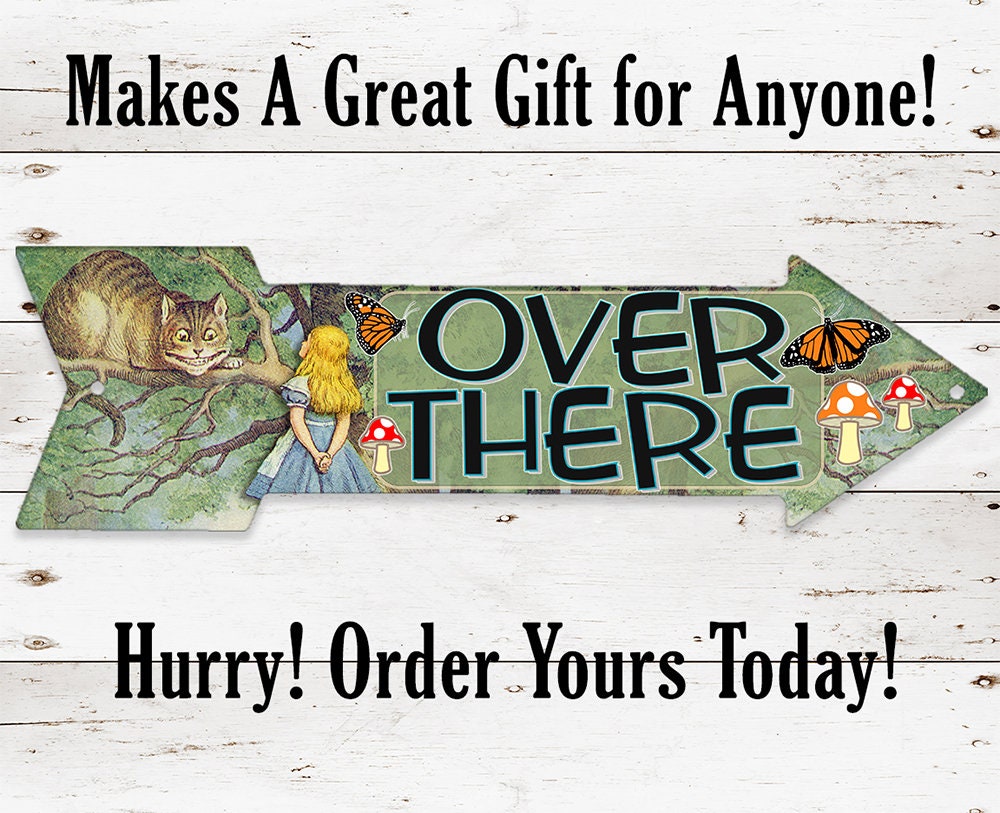 Over There - Directional Arrow - Metal Sign Metal Sign Lone Star Art