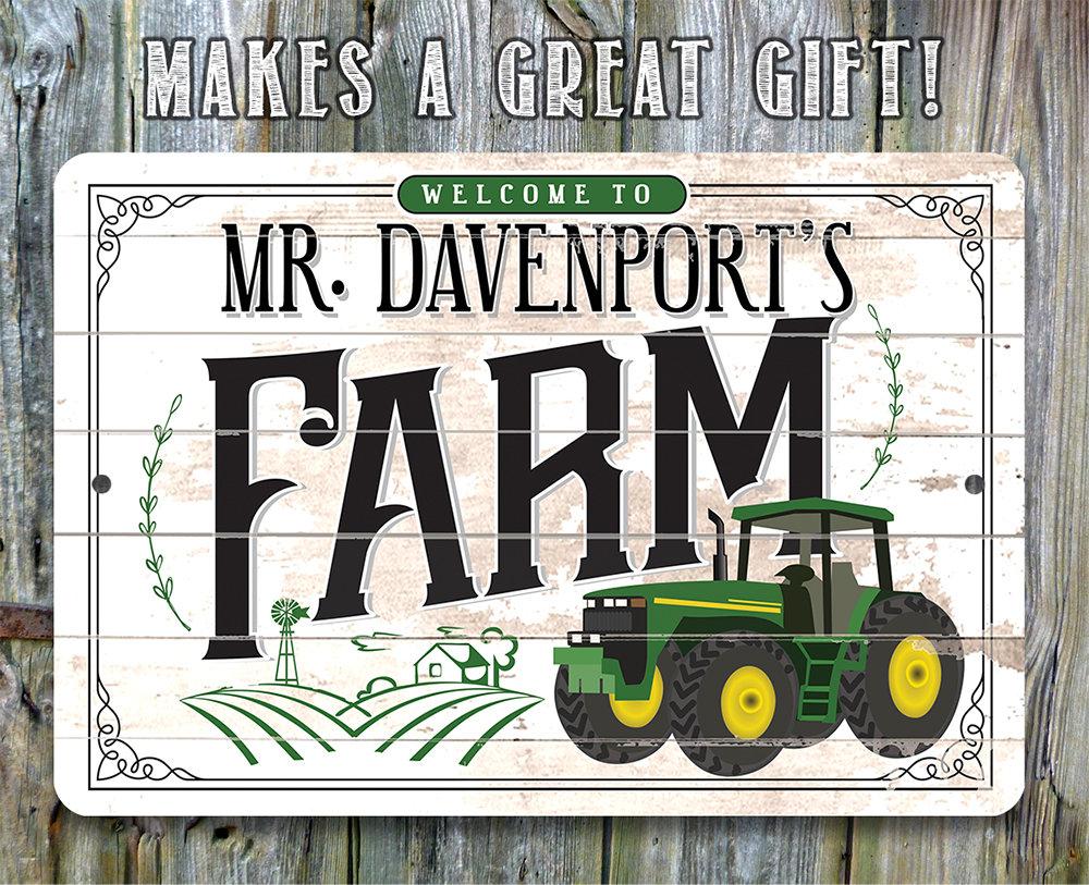 Personalized - Farm - Metal Sign | Lone Star Art.