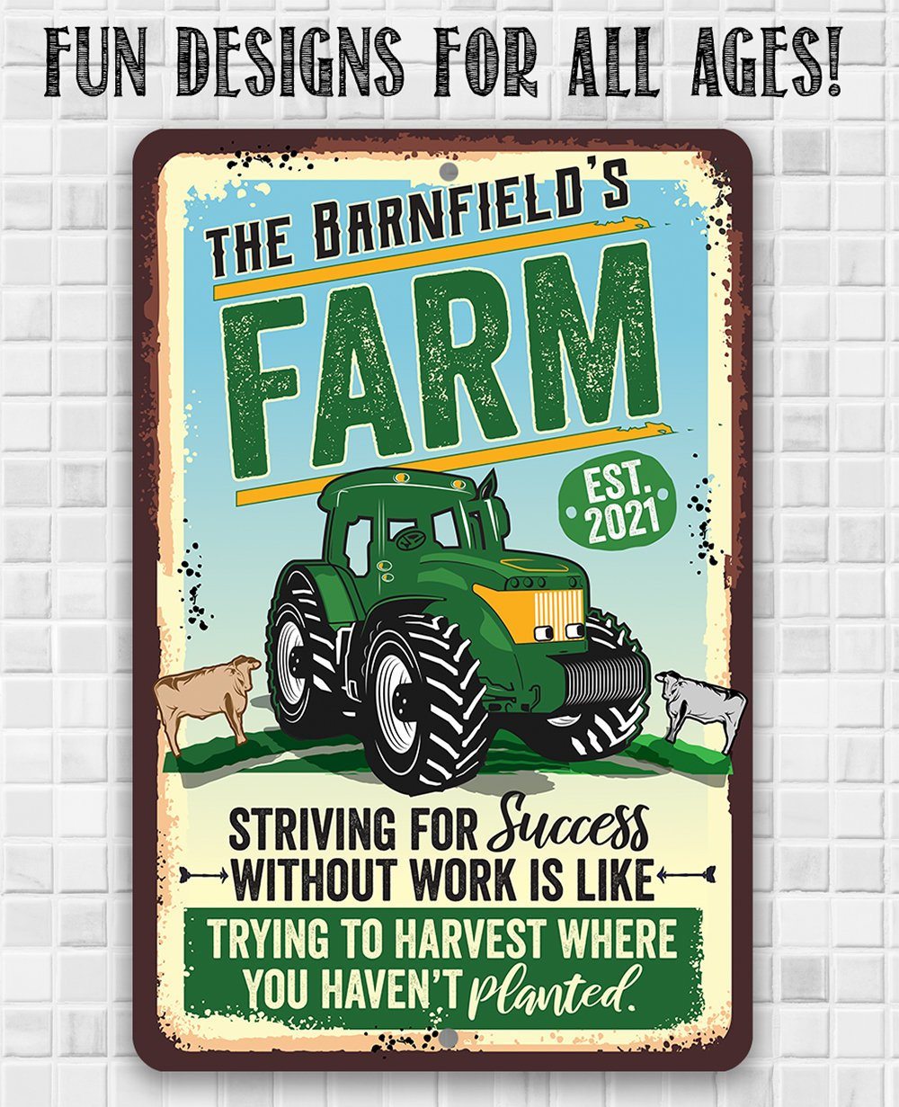 Personalized - Farm - Metal Sign | Lone Star Art.