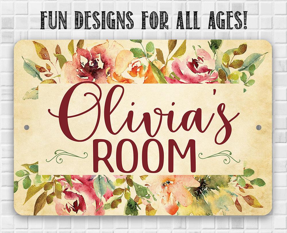 Personalized - My Room - Metal Sign | Lone Star Art.