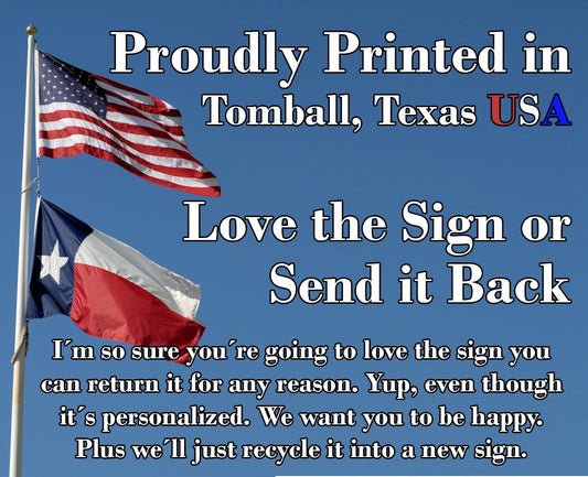 Personalized - Potting Shed - Metal Sign | Lone Star Art.