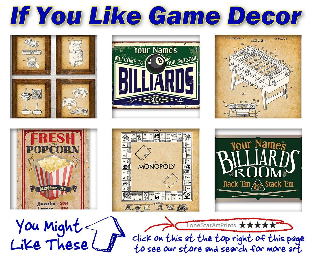 Personalized - Rack 'Em - Metal Sign | Lone Star Art.