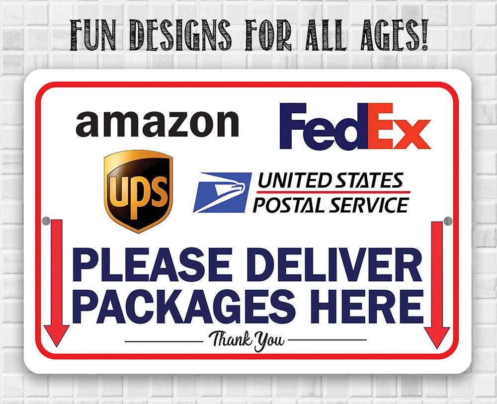 Postal Sign - Metal Sign | Lone Star Art.