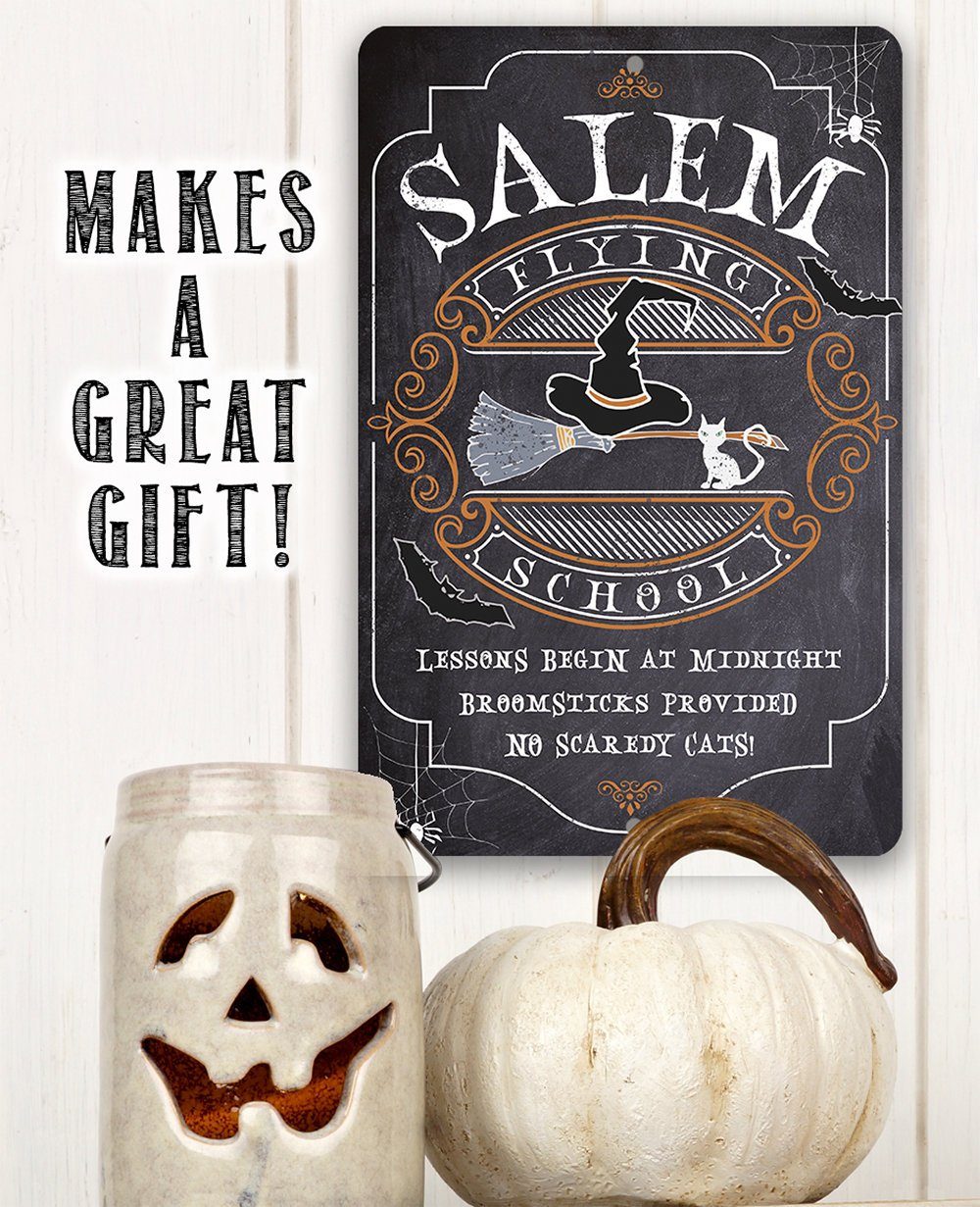 Salem Flying School - Metal Sign | Lone Star Art.