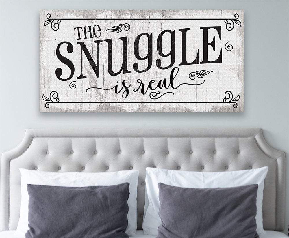 The Snuggle Is Real - Canvas | Lone Star Art.