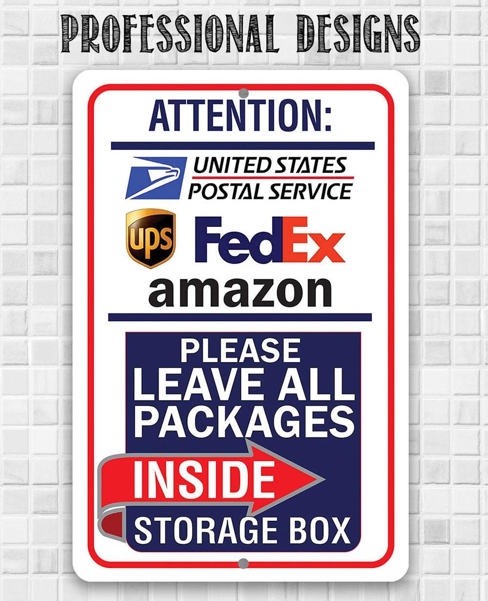 Postal Sign - Metal Sign | Lone Star Art.