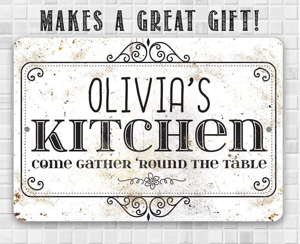 Personalized - Kitchen - Metal Sign | Lone Star Art.