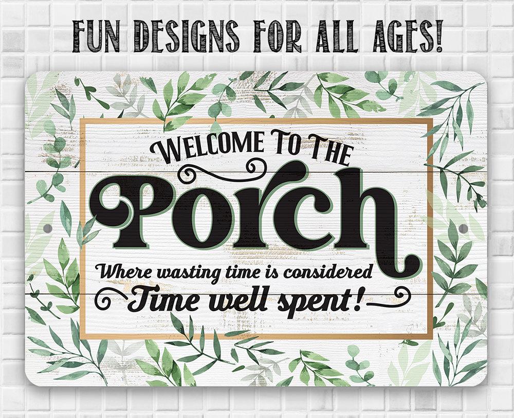 Wasting Time is Considered Time Well Spent - Metal Sign | Lone Star Art.