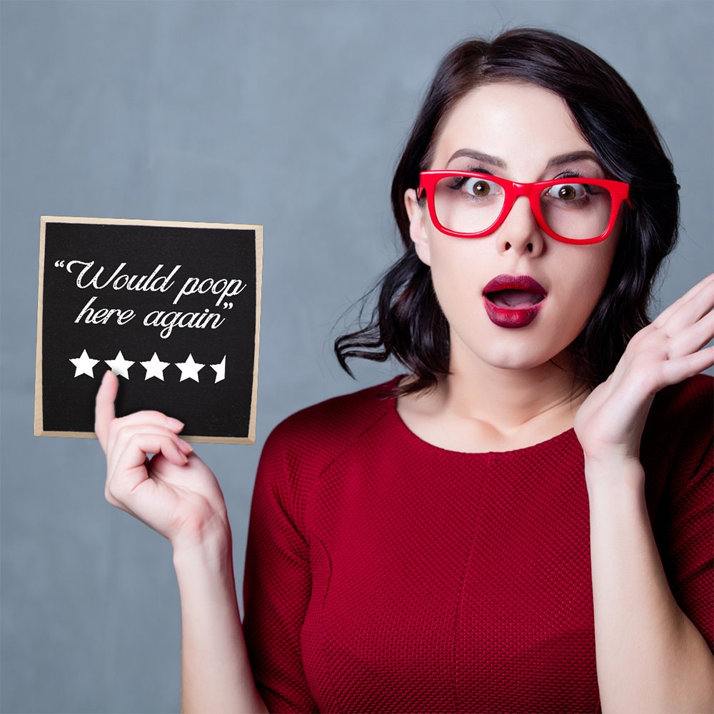 Would Poop Here Again - Wooden Sign Wooden Sign Lone Star Art