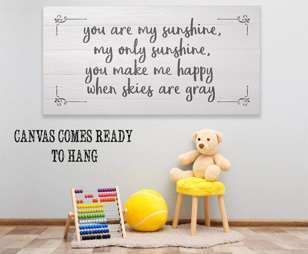You Are My Sunshine - Canvas | Lone Star Art.