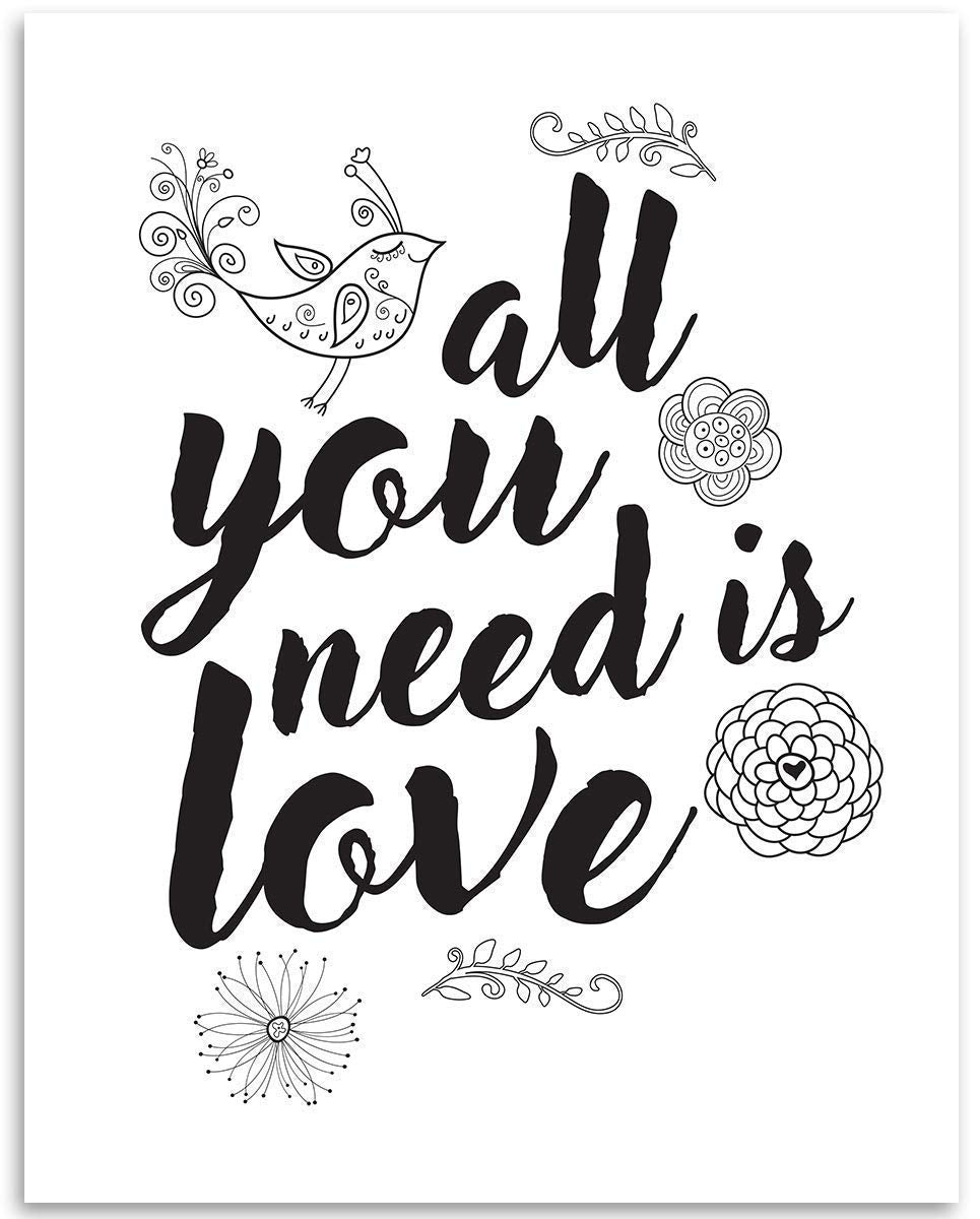 Kahlil Gibran - On Love - 11x14 Unframed Typography Book Page Print - Great Wedding and Anniversary Gift for Under $15