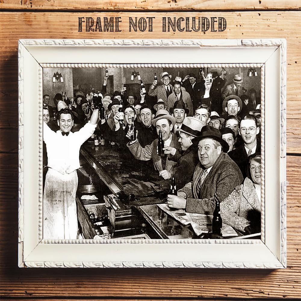 The Night Prohibition Ended - Vintage Speakeasy Wall Art - 11x14 ...