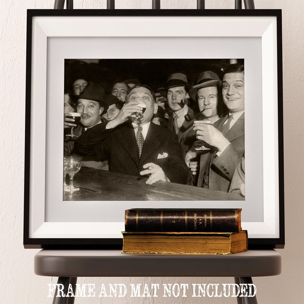 Drink - Vintage Wall Art - 11x14 Unframed Art Speakeasy Prohibition ...