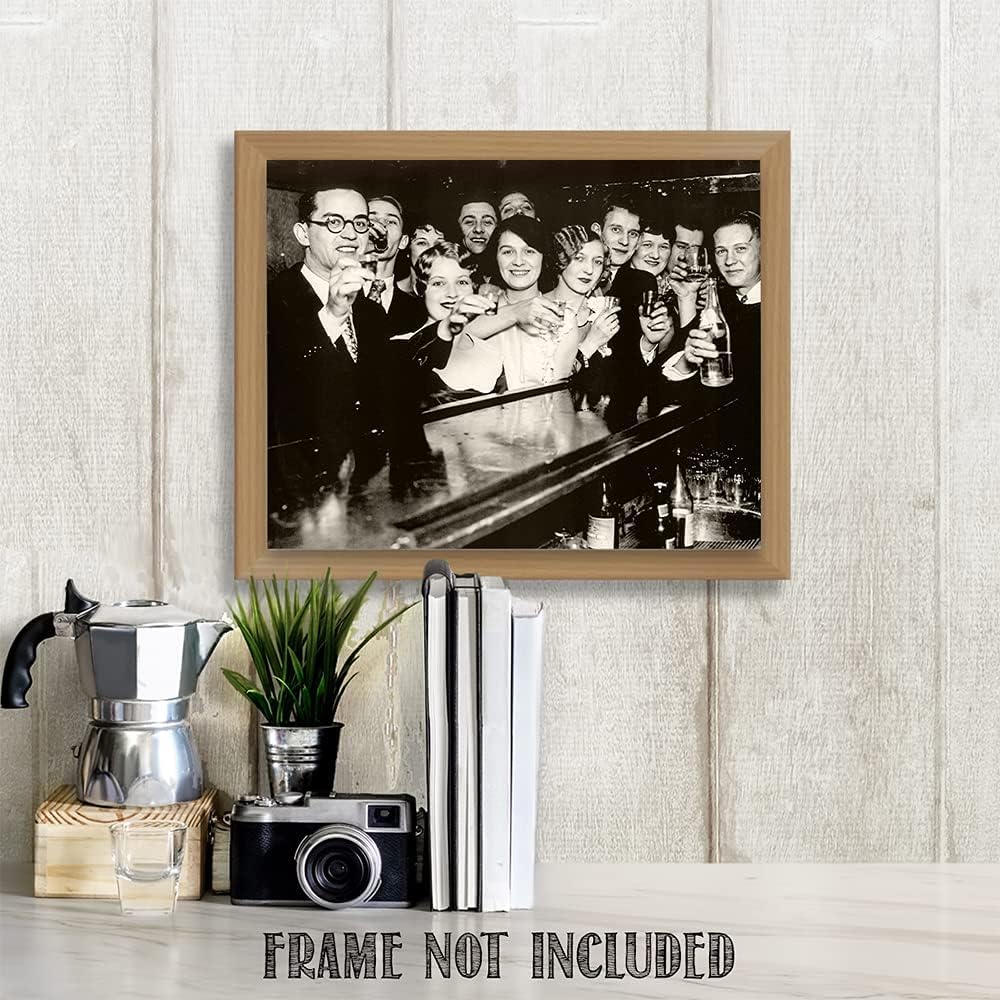 Cheers End of Prohibition - Vintage Wall Art - 11x14 Unframed Art ...