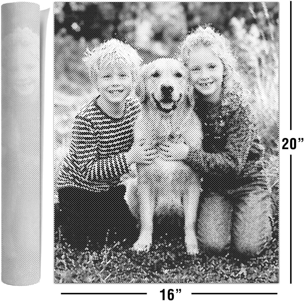 On the Dot Custom Photo Dot Painting Kit – Personalized 16x20 Canvas Art | Diamond Painting Alternative | Dual-Tip Marker Included | Made & Ships from USA - Makes a Great Mother's Day Present