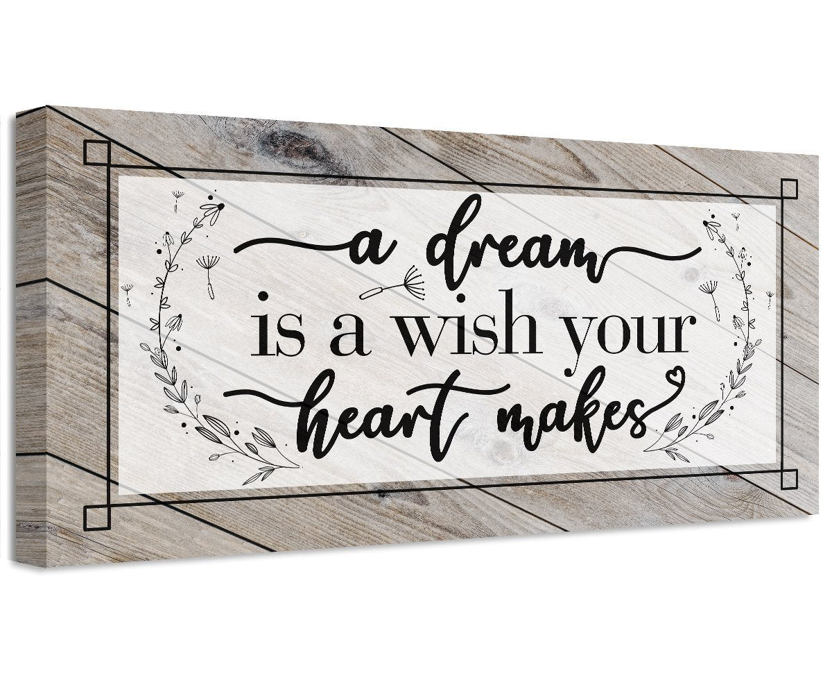 A Dream Is A Wish Wall Decor | Lone Star Art.