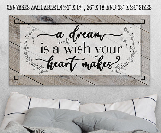 A Dream Is A Wish Wall Decor | Lone Star Art.
