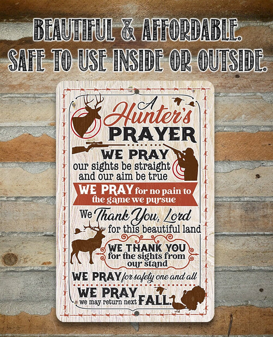 A Hunter's Prayer - Metal Sign Metal Sign Lone Star Art