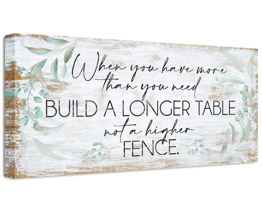 A Longer Table - Canvas | Lone Star Art.