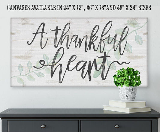 A Thankful Heart - Canvas | Lone Star Art.