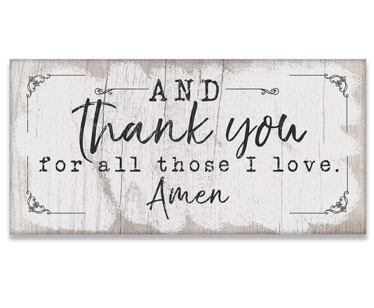 And Thank You For - Canvas | Lone Star Art.