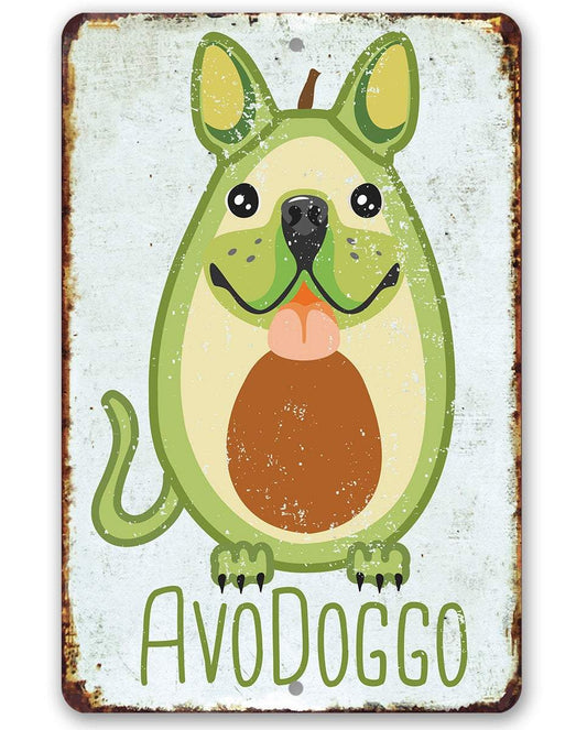 Avodoggo Cute - Metal Sign | Lone Star Art.