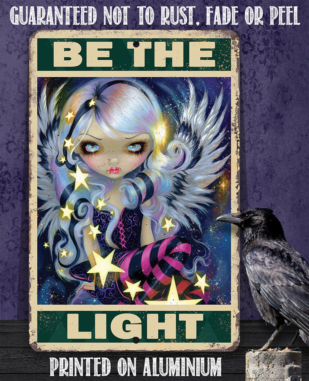 Be The Light - Metal Sign Metal Sign Lone Star Art 