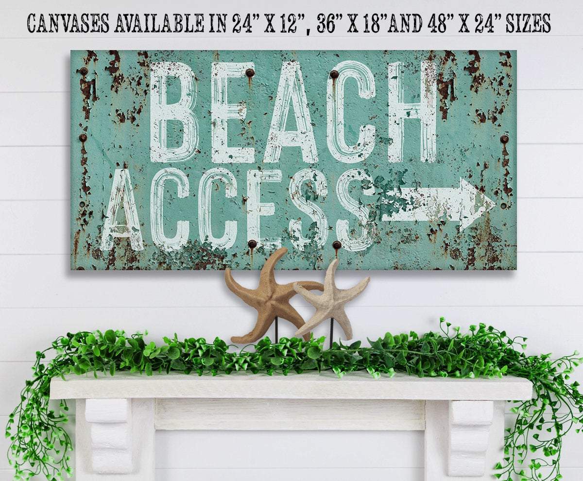 Beach Access - Canvas | Lone Star Art.