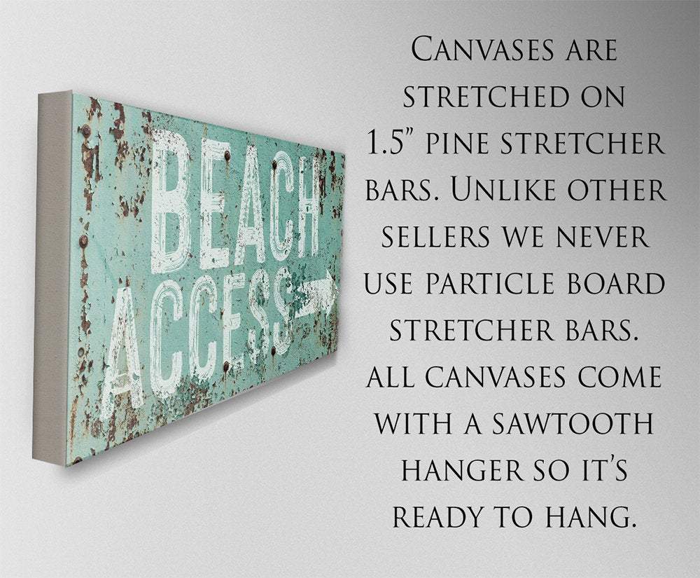 Beach Access - Canvas | Lone Star Art.