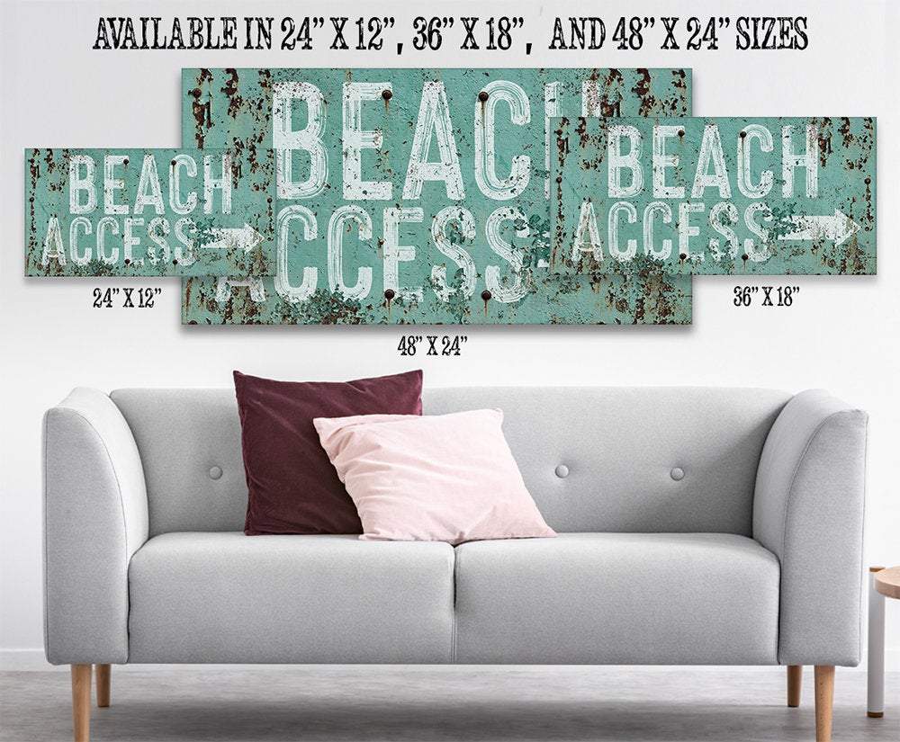Beach Access - Canvas | Lone Star Art.