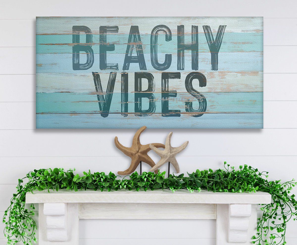 Beachy Vibes - Canvas | Lone Star Art.