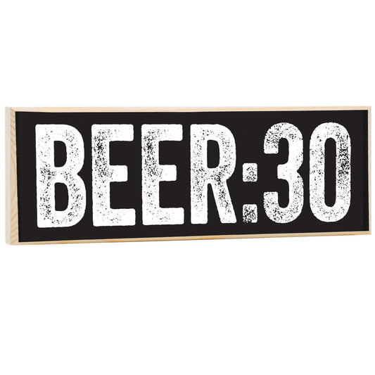 Beer : 30 - Wooden Sign Wooden Sign Lone Star Art 