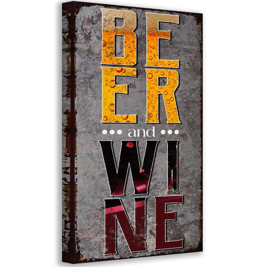 Beer & Wine - Canvas | Lone Star Art.