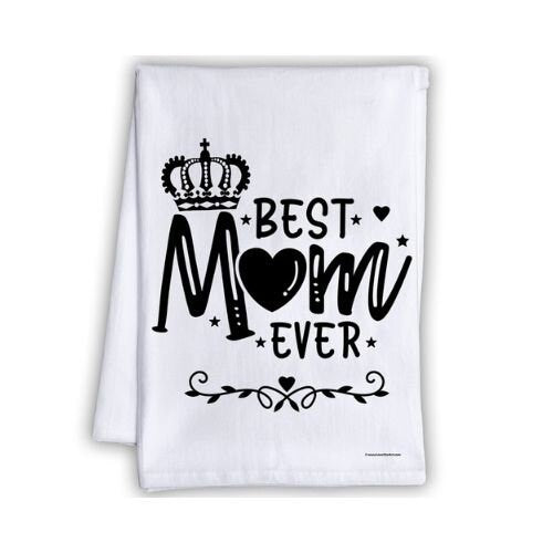 Best Mom Ever - Tea Towel Tea Towel Lone Star Art
