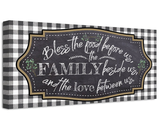 Bless The Food Before Us - Canvas | Lone Star Art.