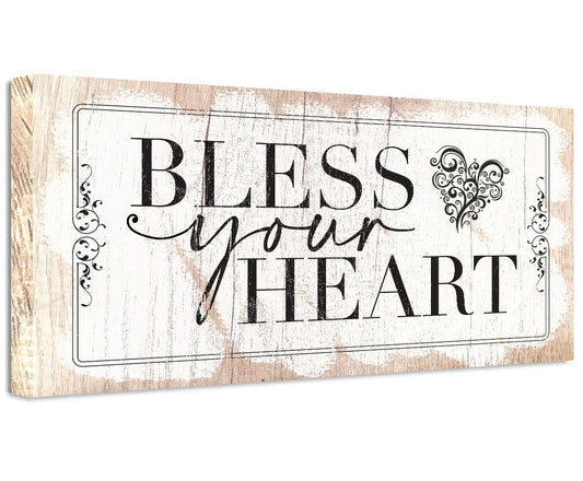 Bless Your Heart - Canvas | Lone Star Art.